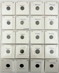 40 Silber- und Billon-Kleinmünzen des 15. bis 19. Jh. Sachsen, ...