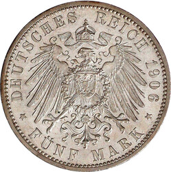 5 Mark 1906. Zur goldenen Hochzeit. fast Stempelglanz