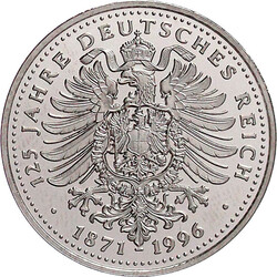 Palladiummedaille 1996 auf die Kaiserproklamation in Versailles 18.1 ...