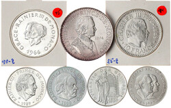 100.70.330: Multiple Lots - Coins - Monaco