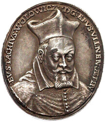 Ovale Silbergussmedaille 1626 von Engelhart. 10-jähriges Dienstjub. ...