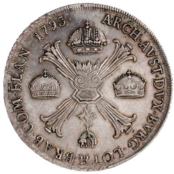 Kronentaler 1793 M, Mailand. 29,39 g. vorzüglich/Stempelglanz, ...