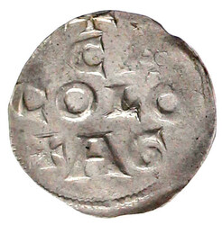 Pfennig o.J. REMAGO. Büsten Simon und Judas nebeneinander v.v.//+SCA ...