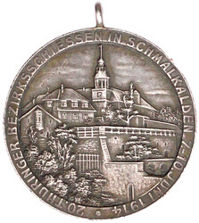 Tragbare Silbermedaille 1914 v. Oertel/Berlin. A. d. 20. Thüringer ...
