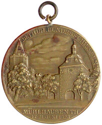 Tragbare Bronzemedaille 1923, v. H. Wernstein/Jena-Löbstedt. Auf das ...