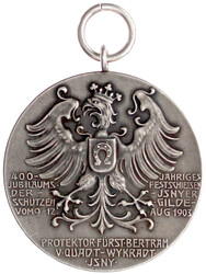 Tragb. Silbermedaille 1903, v. Mayer & Wilhelm, Stuttgart. Auf das ...