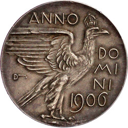 Silbermedaille 1906 von Maximilian Dasio, auf das XV. deutsche ...