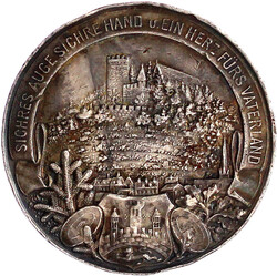 Silbermedaille 1904, unsign. A.d. 13. Verbandsschiessen d. Gaues ...