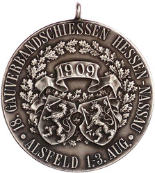 Tragbare Silbermedaille 1909, v. Lauer (Nürnberg). 18. ...