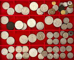 2 Schuber mit ca. 140 Münzen. 19. und 20. Jh. Auch etwas Silber, u.a ...