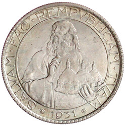 20 Lire 1931. vorzüglich/Stempelglanz