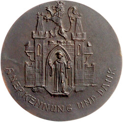 Bronzegussmedaille o.J.(1953) von Franz Mikorey. 85. Geburtstag des ...