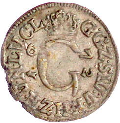 Mariengroschen 1672. gutes sehr schön, kl. Randfehler