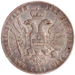 Vereinstaler 1858. gutes sehr schön