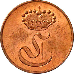 Kupfer Schnepfenheller o.J.(1927). Fliegende Schnepfe/gekr. Monogramm ...