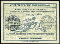 150: 在外国ドイツ郵便局・中国 - IRC (reply coupon)