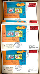 Uruguay - Blockausgabe Olympische Spiele Innsbruck-Montreal 1975, ...