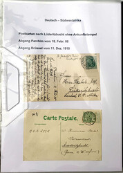 Deutsch Südwestafrika: Insgesamt 19 nette Ansichtskarten, dabei 17x ...