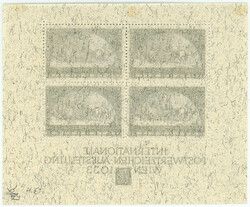 Wipa-Block 1933, ungebrauchte Erhaltung mit Falz. Mi. 2.600,-€.