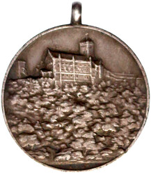 Tragbare Silbermedaille o.J. für Treue in der Arbeit, ...