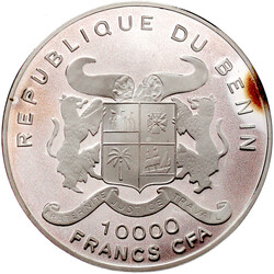 10000 Francs (5 Unzen Silber) 1997. Münzmotive europäischer Staaten ...