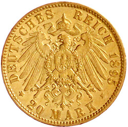 20 Mark 1895 J. gutes sehr schön