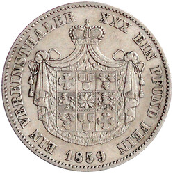 Vereinstaler 1859 A. sehr schön