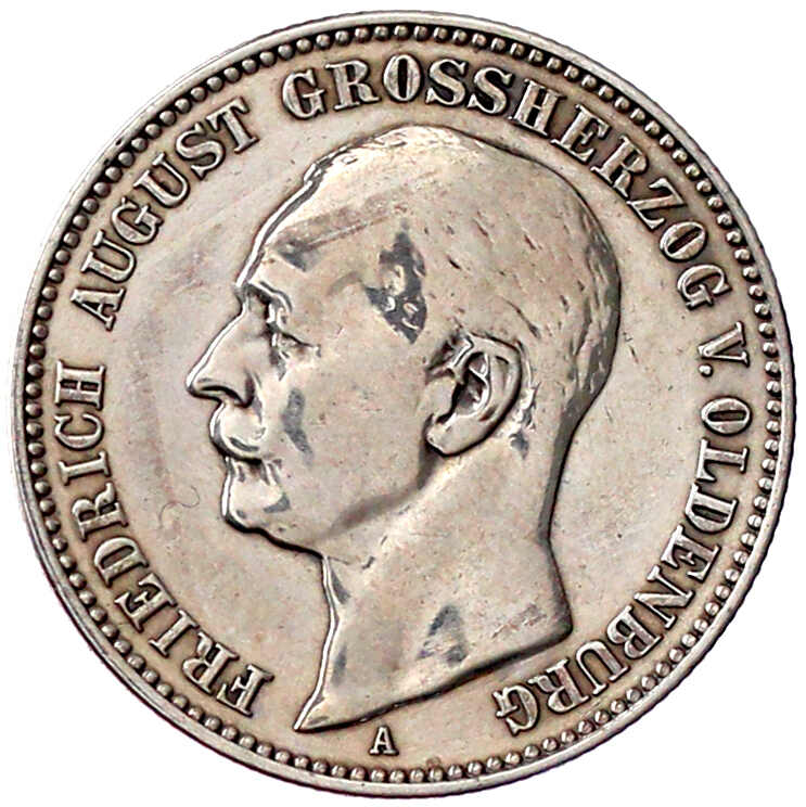 2 Mark 1900 A. sehr schön, poliert