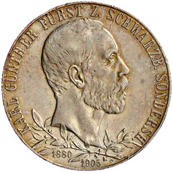 7699: Reichssilbermünzen J. 19-178, Schwarzburg-Sondershausen, Karl Günther, 1880-1909