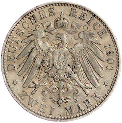 2 Mark 1901 A. sehr schön
