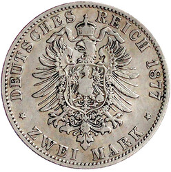 2 Mark 1877 B. sehr schön