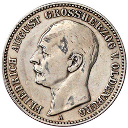 7854: Reichssilbermünzen J. 19-178, Oldenburg, Friedrich August, 1900-1918