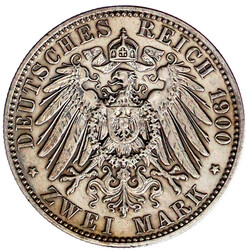 2 Mark 1900 A. sehr schön, poliert