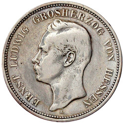 7780: Reichssilbermünzen J. 19-178, Hessen, Ernst Ludwig, 1892-1918