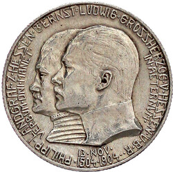 7780: Reichssilbermünzen J. 19-178, Hessen, Ernst Ludwig, 1892-1918