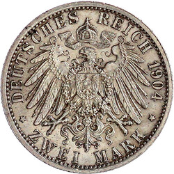 2 Mark 1904. Zum 400. Geburtstag. vorzüglich