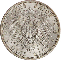 3 Mark 1910 A. Mit Feodora. prägefrisch/fast Stempelglanz