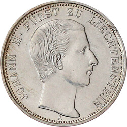 Vereinstaler 1862 A/M. Nachprägung mit fürstlicher Erlaubnis 1968. ...