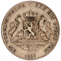 Vereinstaler 1859. sehr schön