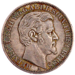 7536: Altdeutsche Münzen und Medaillen, Reuss-ältere Linie, Heinrich XXII., 1859-1902