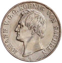 Vereinstaler 1860 B. fast vorzüglich, leichte Kratzer