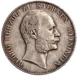 11718: Altdeutsche Münzen und Medaillen, Sachsen-Meiningen, Georg II., 1866-1914