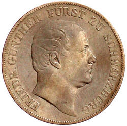 11702: Altdeutsche Münzen und Medaillen, Schwarzburg-Rudolstadt, Friedrich Günther, 1807-1867