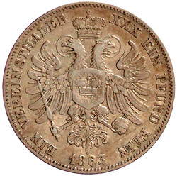 Vereinstaler 1863. sehr schön, selten