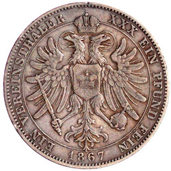 Vereinstaler 1867. sehr schön