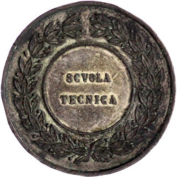 Versilberte Bronzemedaille o.J. (um 1880), von Zannetti. Prämie der ...