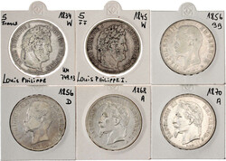 100.70.110: Multiple Lots - Coins - France