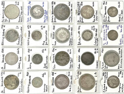 20 Silbermünzen des 17. bis 19. Jh. Hannover Taler 1835, 1840, ...