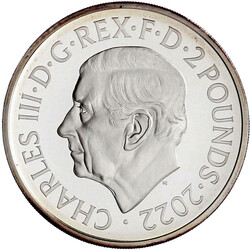 2 Pounds Silbergedenkmünze 2022. Queen Elisabeth II. 1926-2022. 31 ...