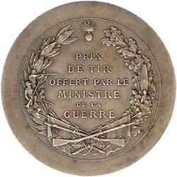 Silbermedaille o.J.(1914/1918) von Depuis. Schiessauszeichnung des ...